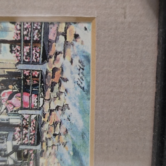 Vintage Signed Sunday Afternoon On The Battery By Bonnie Holden - Picture 9 of 16